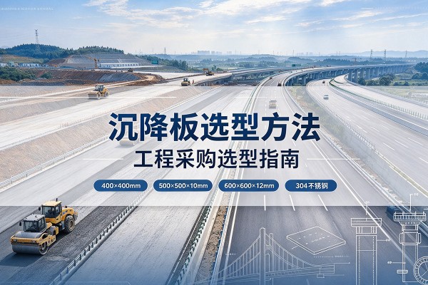 普格沉降板选择方法