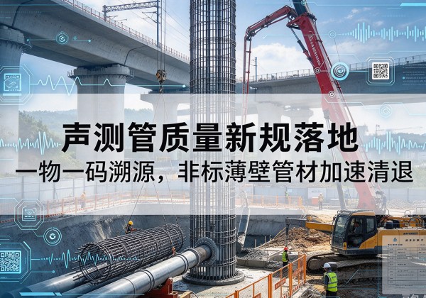 普格声测管质量新规落地，一物一码溯源，非标薄壁管材加速清退