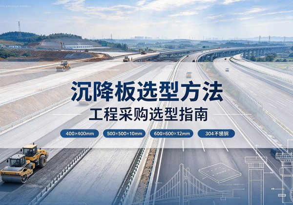 普格沉降板选择方法